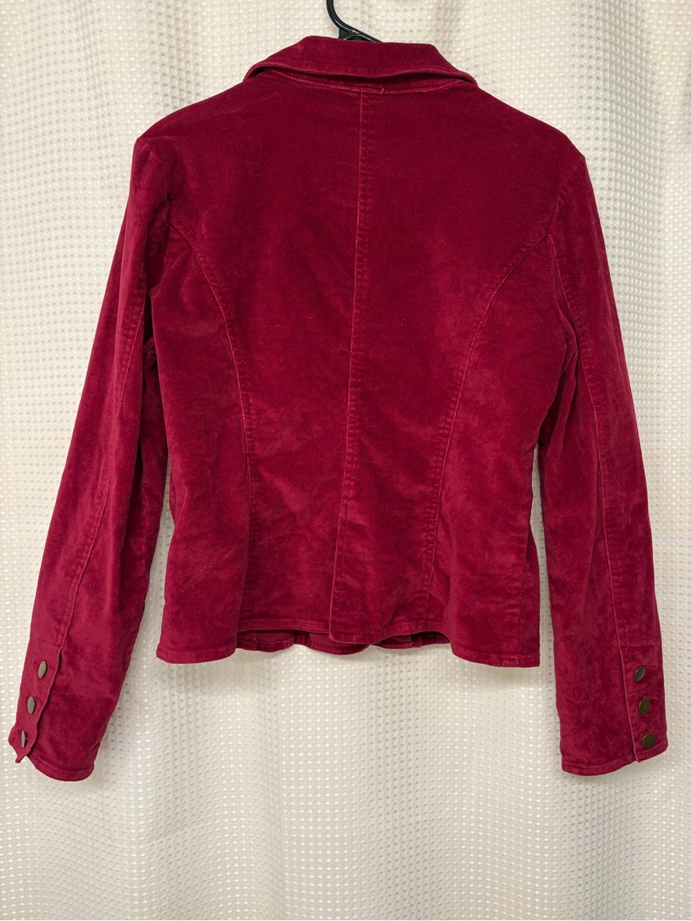 Red Rover Y2K Raspberry Velvet Fitted Blazer Jacket - Picture 2 of 8